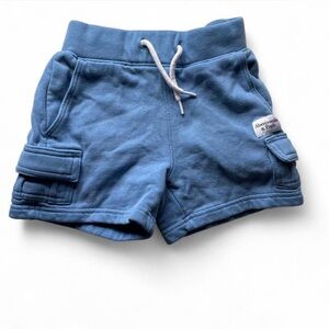 Blue Abercrombie & Fitch kids cargo shorts 5/6